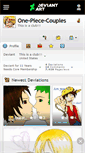 Mobile Screenshot of one-piece-couples.deviantart.com