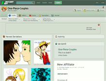 Tablet Screenshot of one-piece-couples.deviantart.com