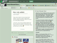 Tablet Screenshot of grayfullbusterfans.deviantart.com