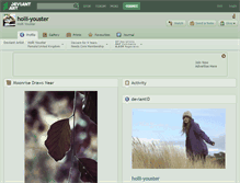 Tablet Screenshot of holli-youster.deviantart.com