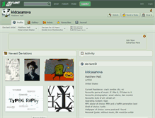 Tablet Screenshot of kidcasanova.deviantart.com