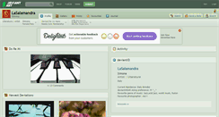 Desktop Screenshot of lasalamandra.deviantart.com