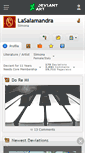 Mobile Screenshot of lasalamandra.deviantart.com