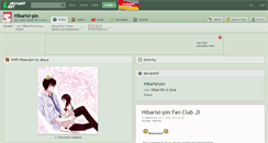 Desktop Screenshot of hibarixi-pin.deviantart.com