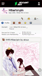 Mobile Screenshot of hibarixi-pin.deviantart.com
