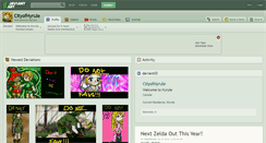 Desktop Screenshot of cityofhyrule.deviantart.com