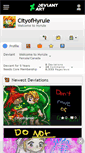 Mobile Screenshot of cityofhyrule.deviantart.com
