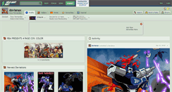Desktop Screenshot of dovianax.deviantart.com