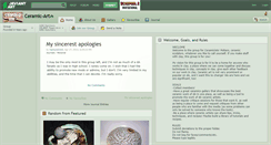 Desktop Screenshot of ceramic-art.deviantart.com