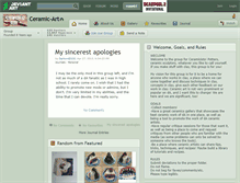 Tablet Screenshot of ceramic-art.deviantart.com