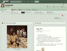 Tablet Screenshot of nanakohojo.deviantart.com