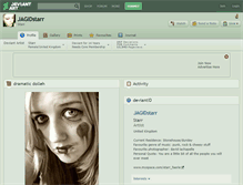 Tablet Screenshot of jagidstarr.deviantart.com