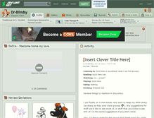 Tablet Screenshot of dr-blindsy.deviantart.com