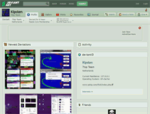 Tablet Screenshot of kipsten.deviantart.com