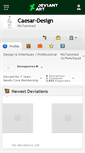 Mobile Screenshot of caesar-design.deviantart.com