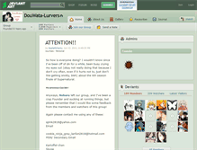 Tablet Screenshot of douwata-lurvers.deviantart.com