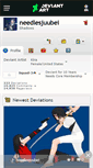 Mobile Screenshot of needlesjuubei.deviantart.com