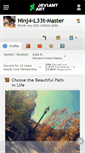 Mobile Screenshot of ninj4-l33t-master.deviantart.com