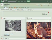 Tablet Screenshot of bromelia94.deviantart.com