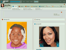 Tablet Screenshot of jennifae.deviantart.com