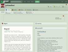 Tablet Screenshot of confusedsoul.deviantart.com
