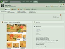 Tablet Screenshot of orcinator.deviantart.com