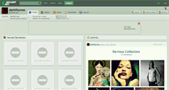 Desktop Screenshot of darklillyrose.deviantart.com