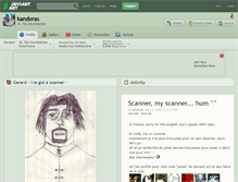 Tablet Screenshot of kandoras.deviantart.com