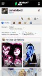 Mobile Screenshot of lunardeed.deviantart.com