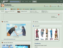 Tablet Screenshot of emanosha.deviantart.com
