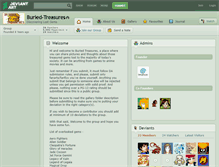 Tablet Screenshot of buried-treasures.deviantart.com