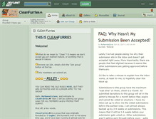 Tablet Screenshot of cleanfurries.deviantart.com