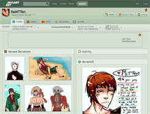 Tablet Screenshot of itsmitten.deviantart.com