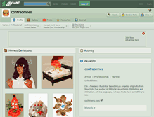 Tablet Screenshot of contraomnes.deviantart.com
