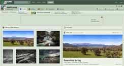 Desktop Screenshot of marklucey.deviantart.com
