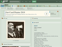 Tablet Screenshot of abard.deviantart.com