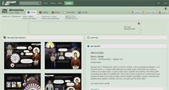 Desktop Screenshot of dmvcomics.deviantart.com