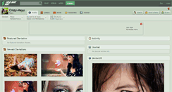 Desktop Screenshot of crazy-mayu.deviantart.com