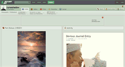 Desktop Screenshot of curseshadow.deviantart.com