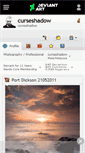 Mobile Screenshot of curseshadow.deviantart.com