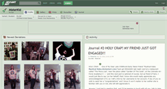Desktop Screenshot of misterkid.deviantart.com