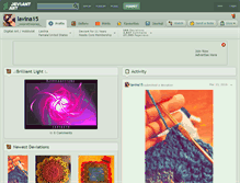 Tablet Screenshot of lavina15.deviantart.com