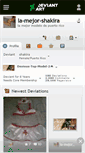 Mobile Screenshot of la-mejor-shakira.deviantart.com