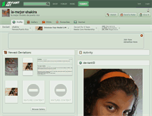 Tablet Screenshot of la-mejor-shakira.deviantart.com
