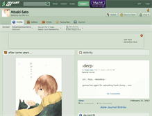 Tablet Screenshot of misaki-sato.deviantart.com