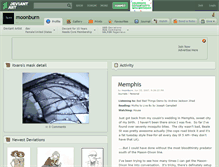 Tablet Screenshot of moonburn.deviantart.com