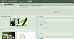 Desktop Screenshot of crazy4monkeys.deviantart.com