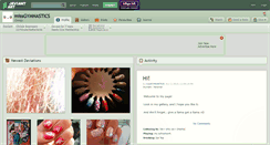 Desktop Screenshot of missgymnastics.deviantart.com