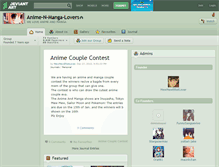 Tablet Screenshot of anime-n-manga-lovers.deviantart.com