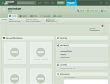 Tablet Screenshot of amsweitzer.deviantart.com